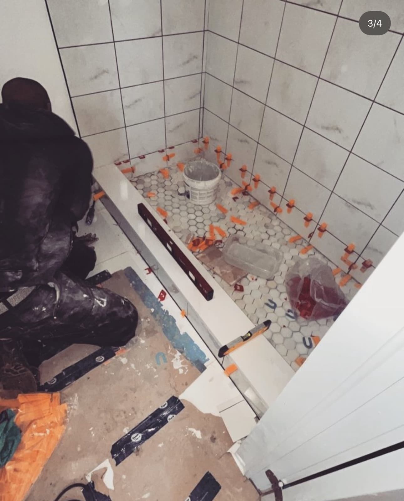 Shower Tile Design - General West Contractors project