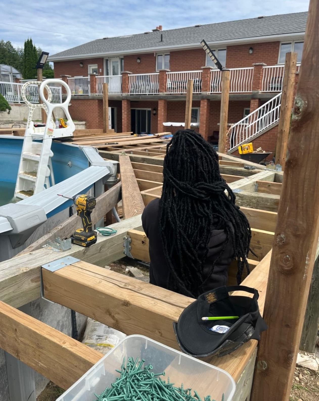 Custom Deck Build - General West Contractors project